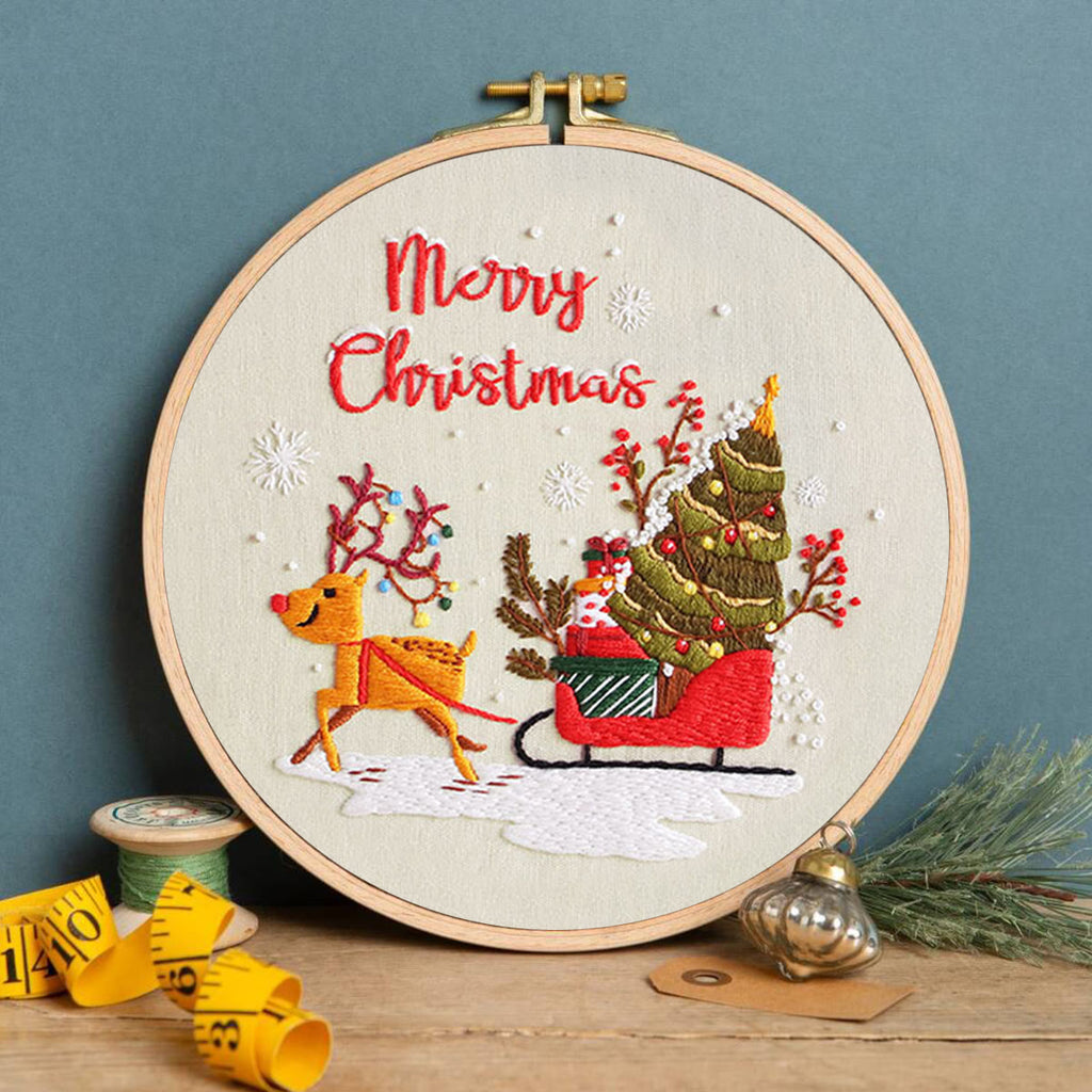 Rubbyoo Embroidery Kit -  Sleigh Elk - image 2