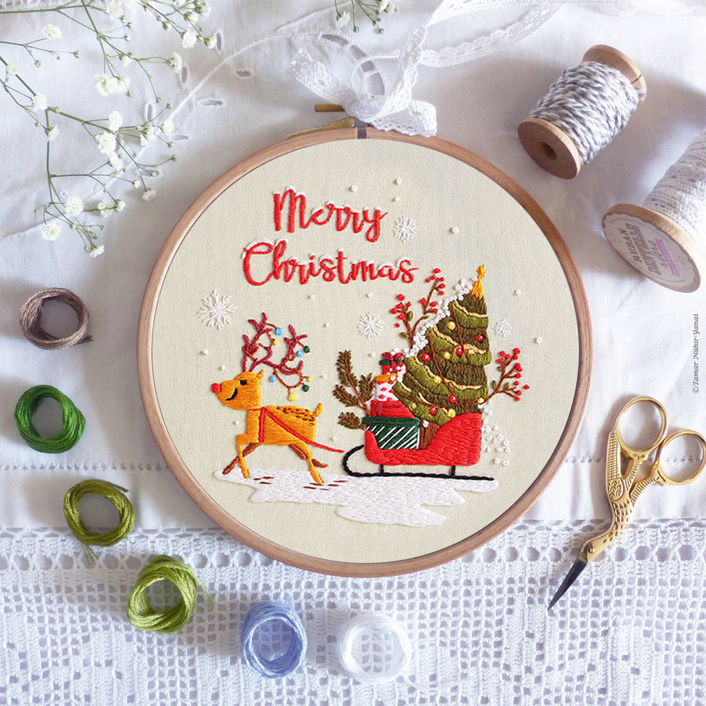 Rubbyoo Embroidery Kit -  Sleigh Elk - image 7