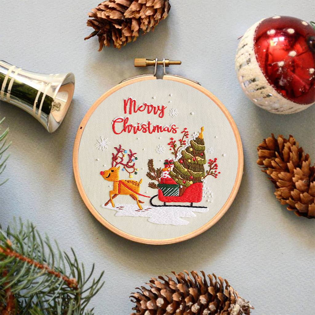 Rubbyoo Embroidery Kit -  Sleigh Elk - image 4
