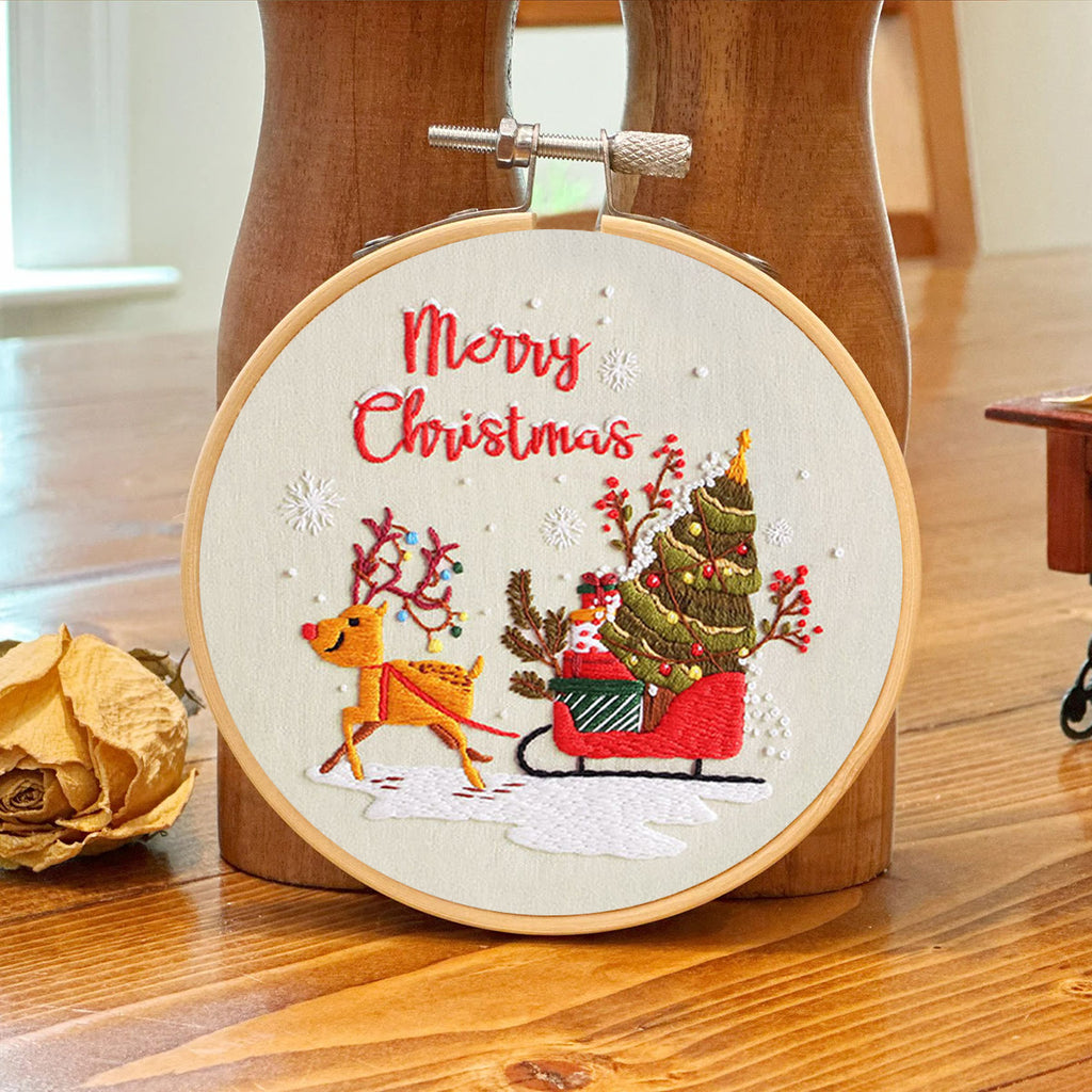 Rubbyoo Embroidery Kit -  Sleigh Elk - image 6