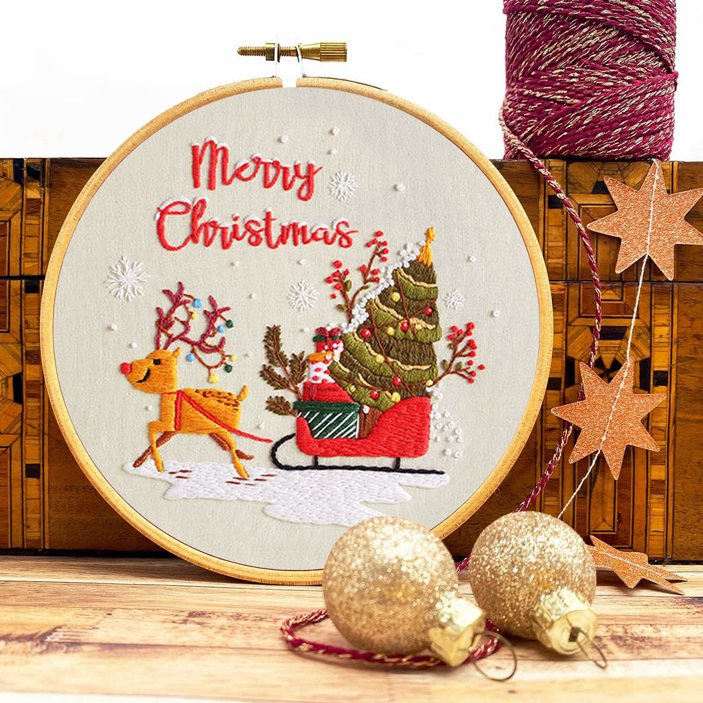 Rubbyoo Embroidery Kit -  Sleigh Elk - image 8