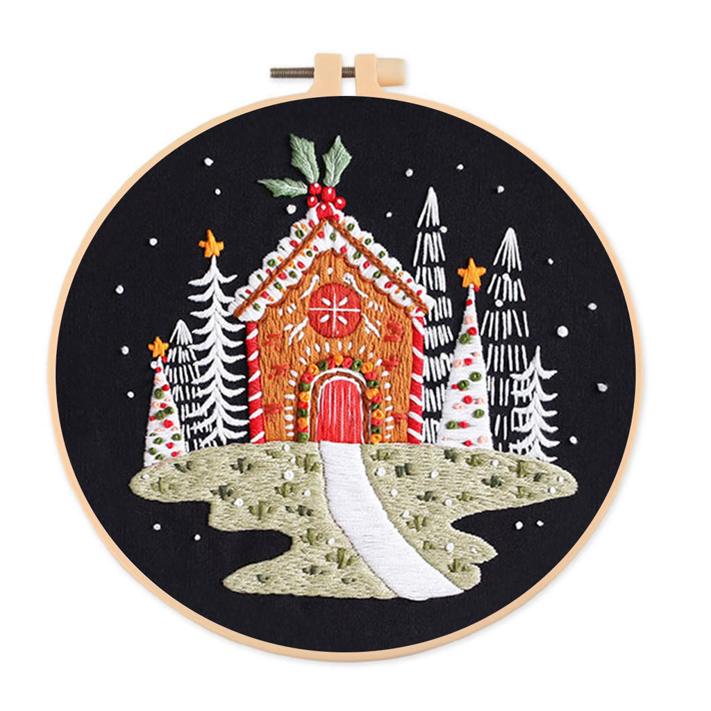 Rubbyoo Embroidery Kit  Christmas House  - image 0