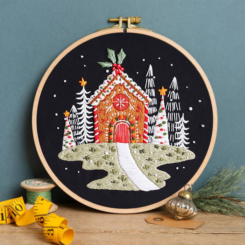 Rubbyoo Embroidery Kit  Christmas House  - image 2