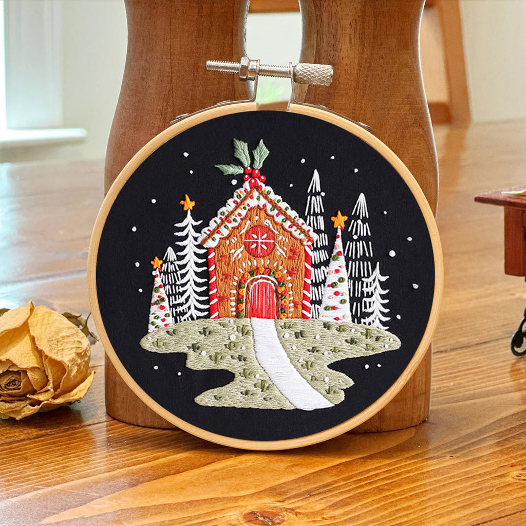 Rubbyoo Embroidery Kit  Christmas House  - image 6
