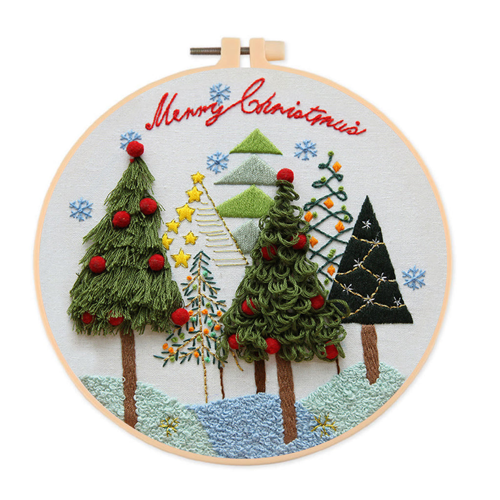 Rubbyoo Embroidery Kit-Christmas Tree  - image 0