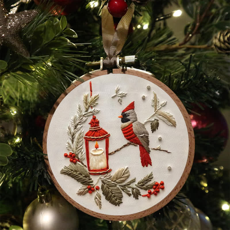 Rubbyoo Embroidery Kit - Red Cardinal - image 3