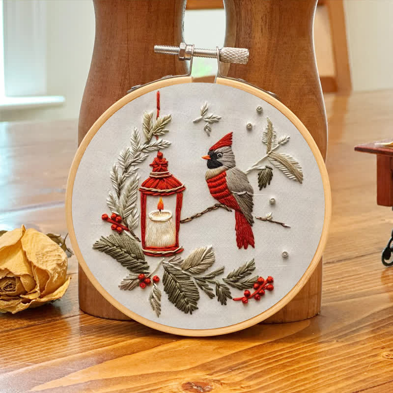 Rubbyoo Embroidery Kit - Red Cardinal - image 6