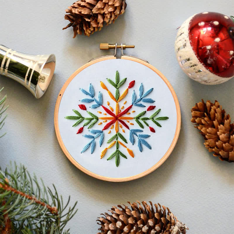 Rubbyoo Embroidery Kit - Festive Snowflake - image 5