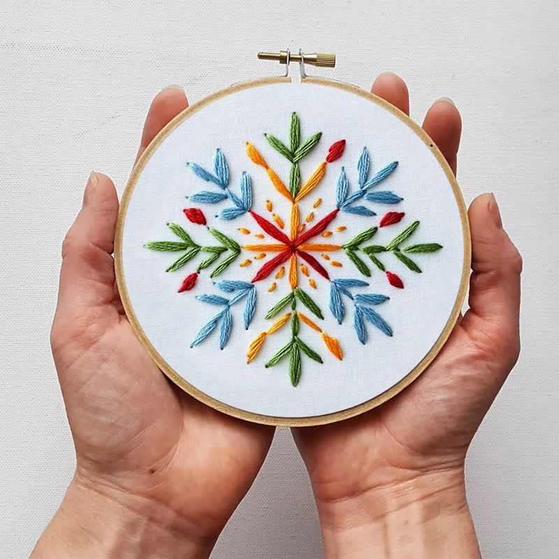 Rubbyoo Embroidery Kit - Festive Snowflake - image 4