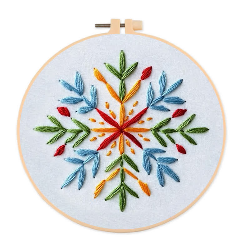 Rubbyoo Embroidery Kit - Festive Snowflake - image 0
