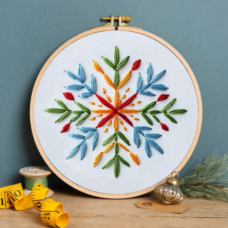 Rubbyoo Embroidery Kit - Festive Snowflake - image 2