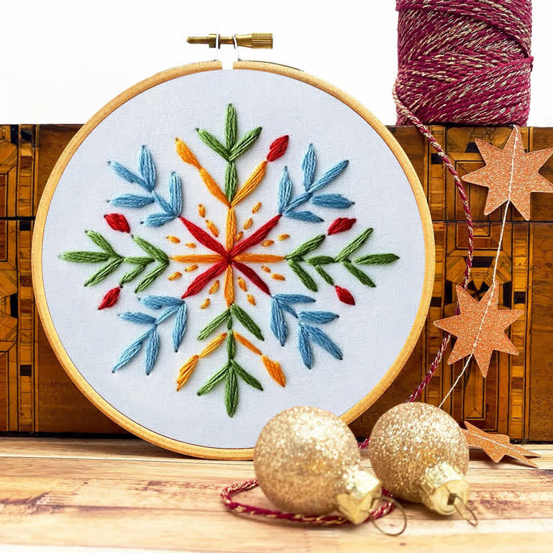 Rubbyoo Embroidery Kit - Festive Snowflake - image 8