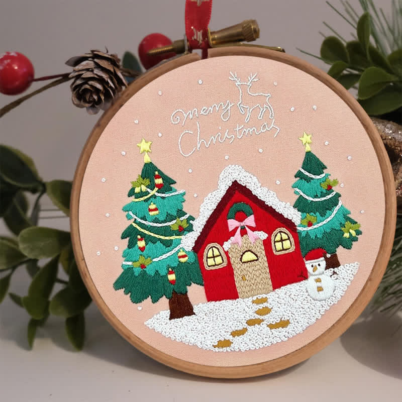 Rubbyoo Embroidery Kit - Christmas House - image 1