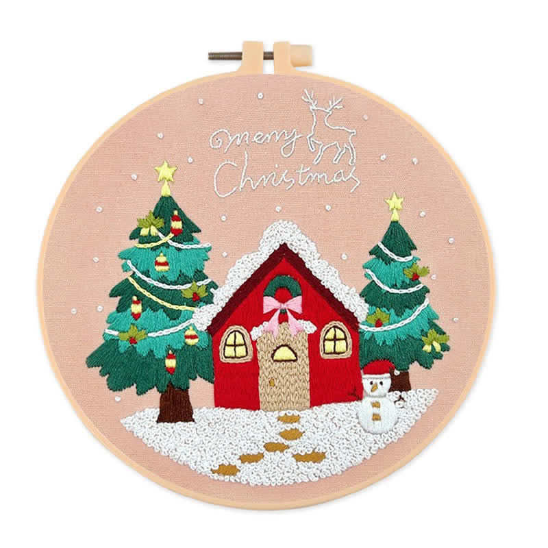 Rubbyoo Embroidery Kit - Christmas House - image 0