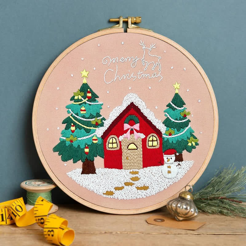 Rubbyoo Embroidery Kit - Christmas House - image 3