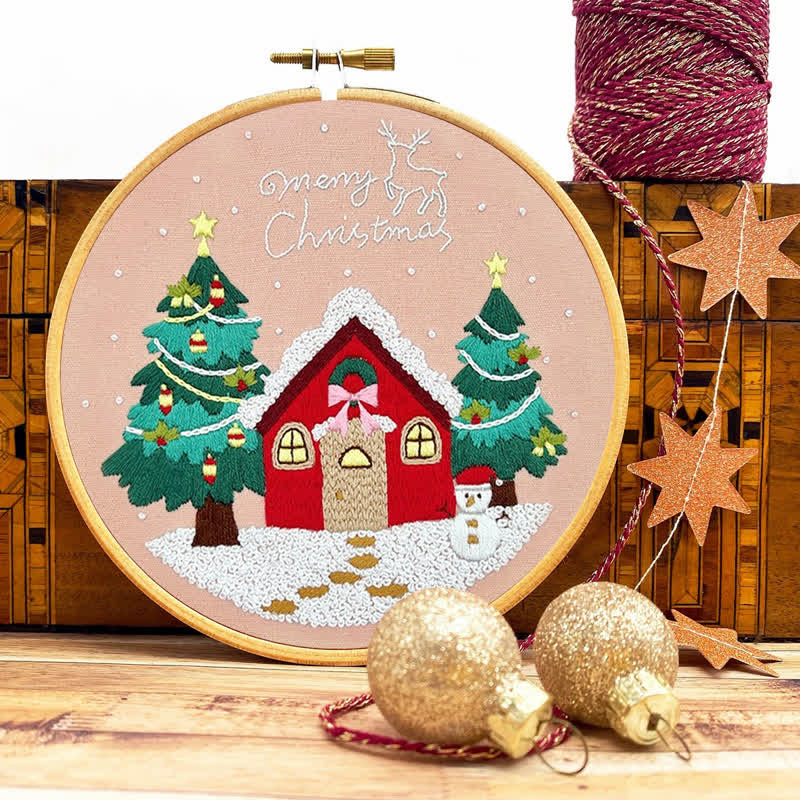 Rubbyoo Embroidery Kit - Christmas House - image 8