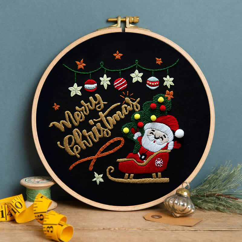 Rubbyoo Embroidery Kit - Santa Claus Is Coming  - image 1
