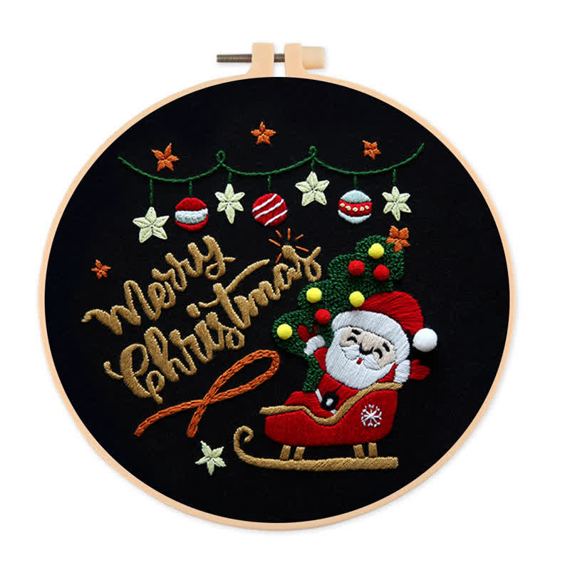 Rubbyoo Embroidery Kit - Santa Claus Is Coming  - image 0