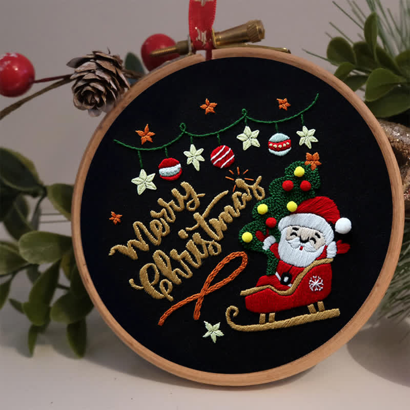Rubbyoo Embroidery Kit - Santa Claus Is Coming  - image 2