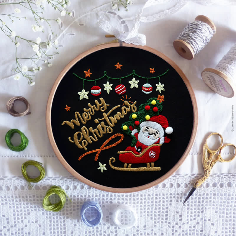 Rubbyoo Embroidery Kit - Santa Claus Is Coming  - image 6