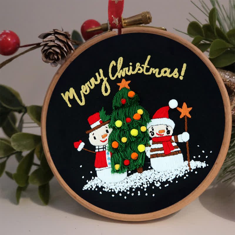 Rubbyoo Embroidery Kit - Lovely Christmas Night   - image 1