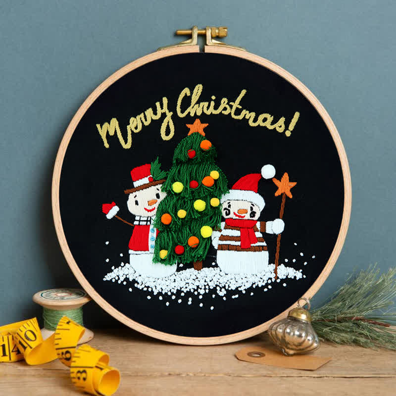Rubbyoo Embroidery Kit - Lovely Christmas Night   - image 2