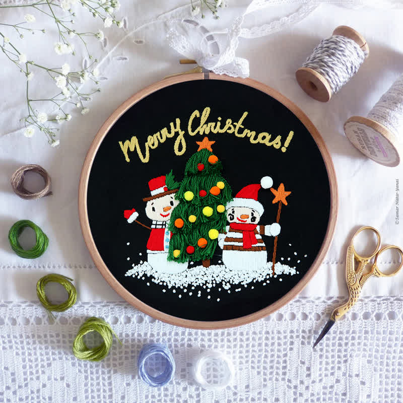 Rubbyoo Embroidery Kit - Lovely Christmas Night   - image 8