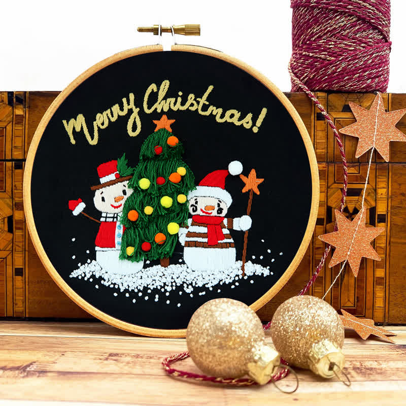 Rubbyoo Embroidery Kit - Lovely Christmas Night   - image 7