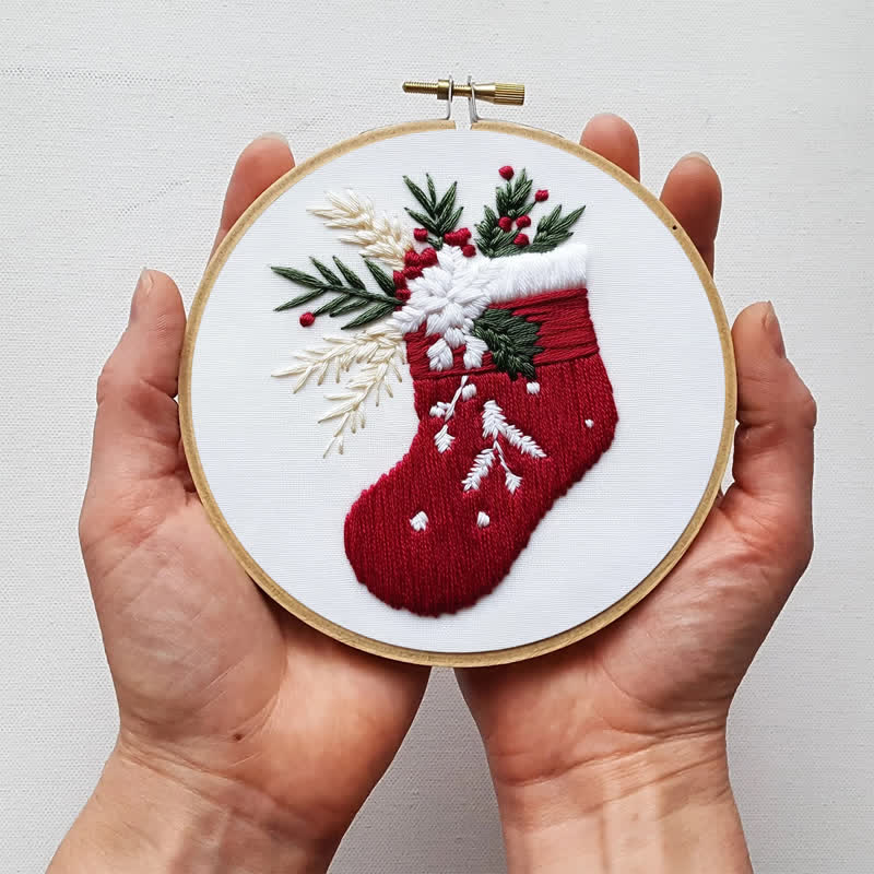 Rubbyoo Embroidery Kit - Christmas Stocking Pattern   - image 4