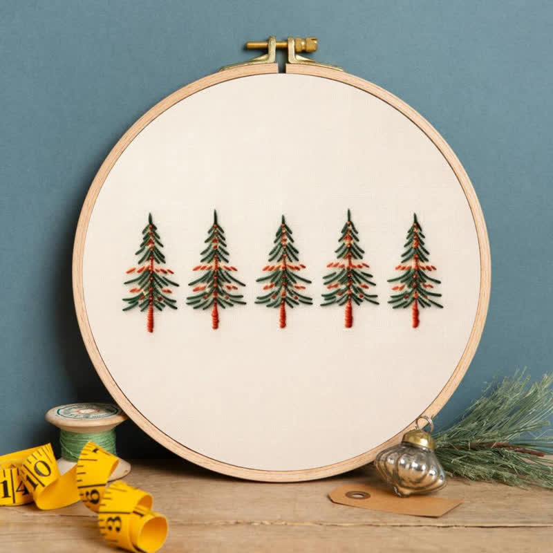 Rubbyoo Embroidery Kit - Easy Christmas Tree - image 2
