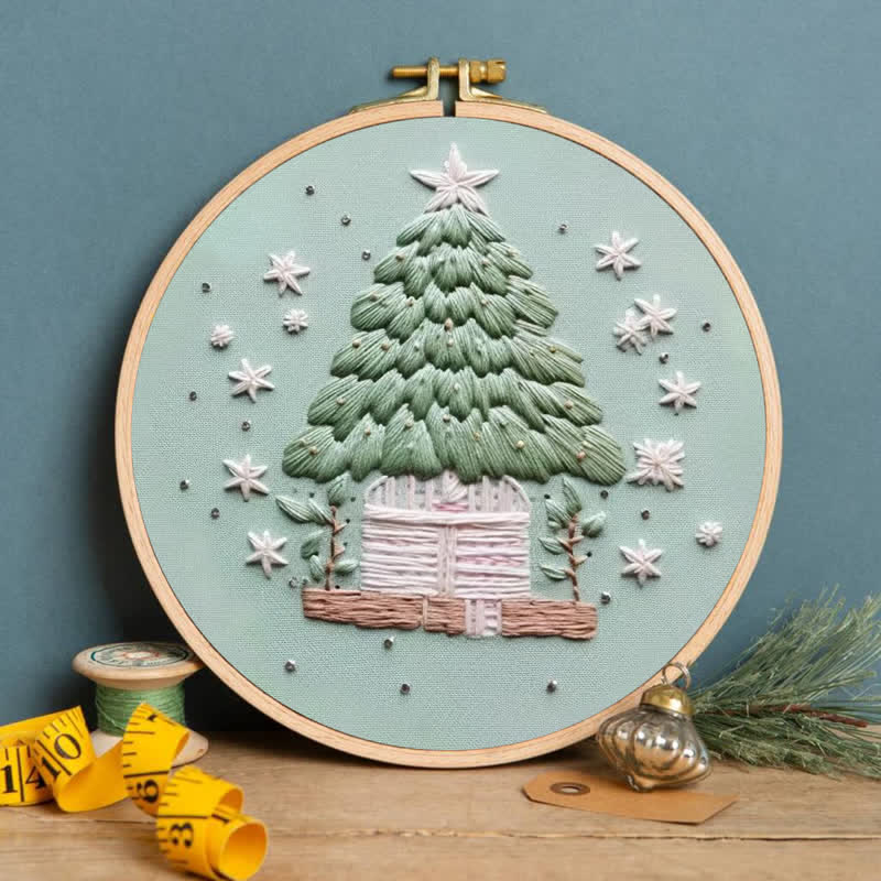 Rubbyoo Embroidery Kit - White Christmas - image 2