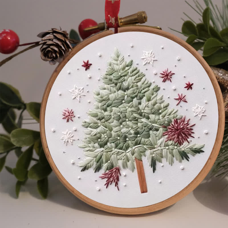 Rubbyoo Embroidery Kit - Snowfall - image 1