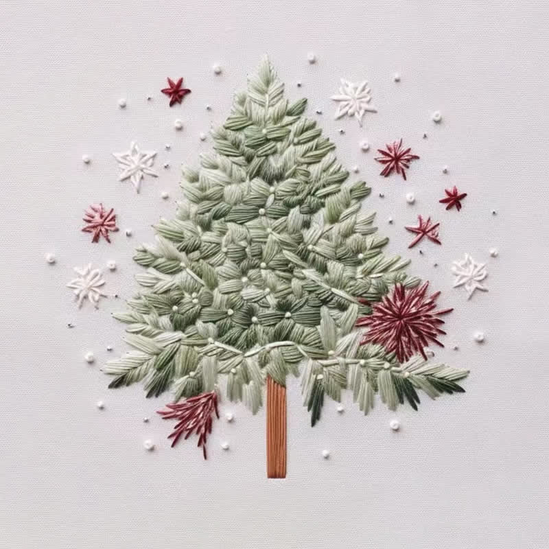 Rubbyoo Embroidery Kit - Snowfall - image 2