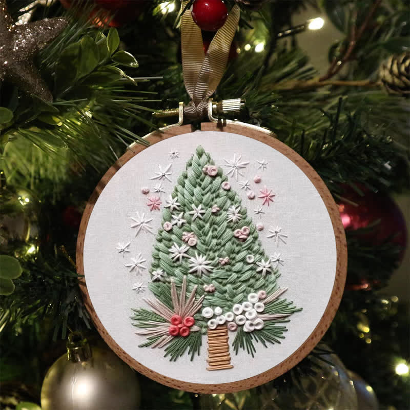 Rubbyoo Embroidery Kit - Floral Tree Advent Calendar 2024 - image 4