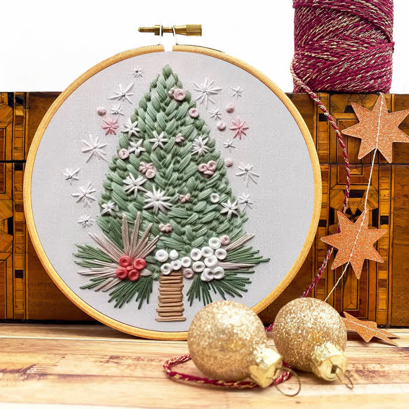 Rubbyoo Embroidery Kit - Floral Tree Advent Calendar 2024 - image 8