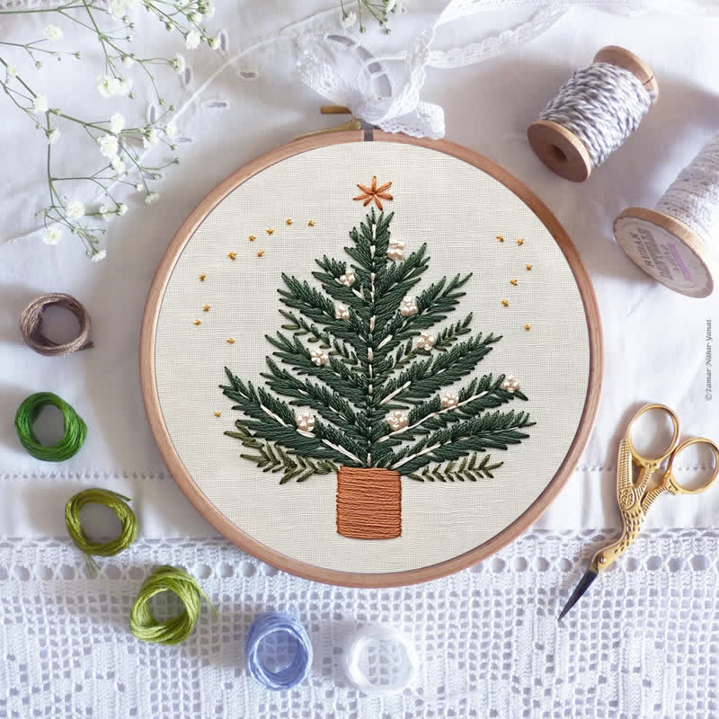 Rubbyoo Embroidery Kit - Christmas Embroidery Kit Beginner - image 7