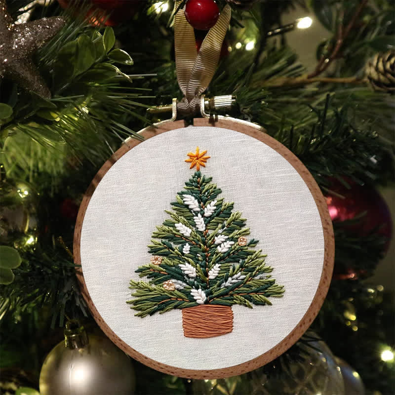 Rubbyoo Embroidery Kit - Christmas Tree Ornament - image 5