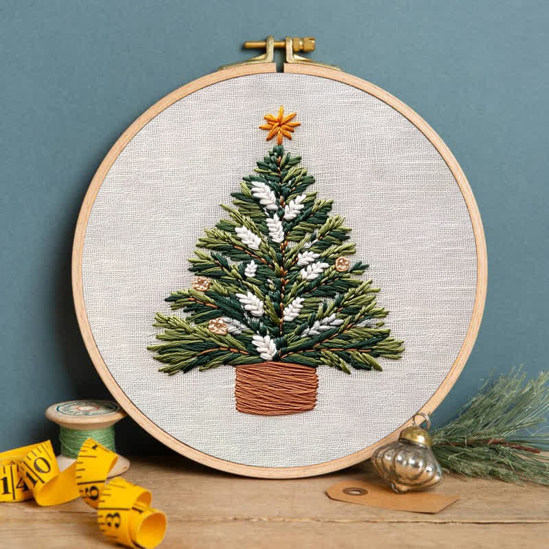 Rubbyoo Embroidery Kit - Christmas Tree Ornament - image 3