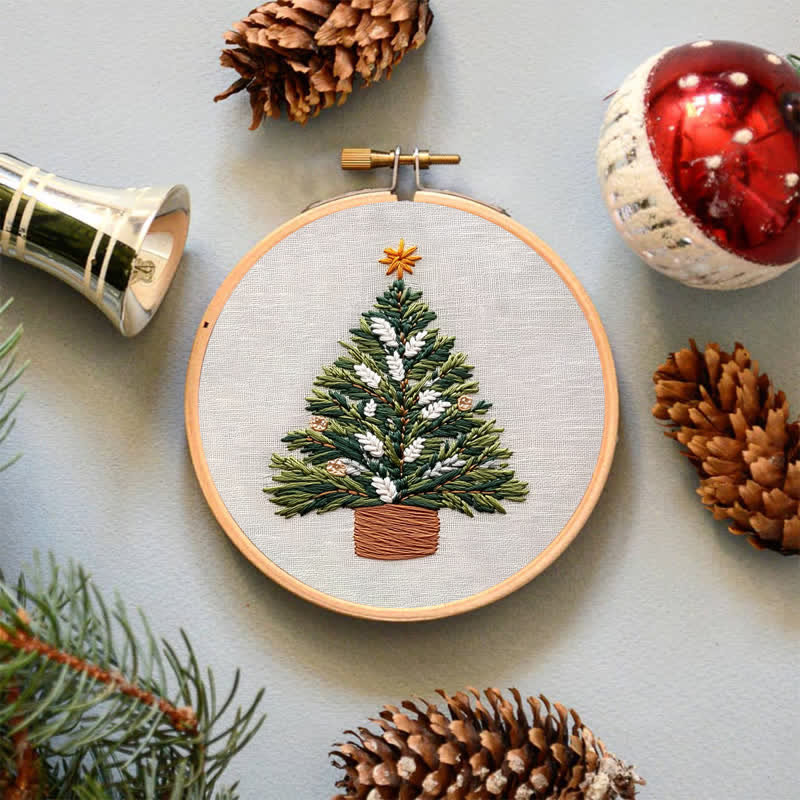 Rubbyoo Embroidery Kit - Christmas Tree Ornament - image 2