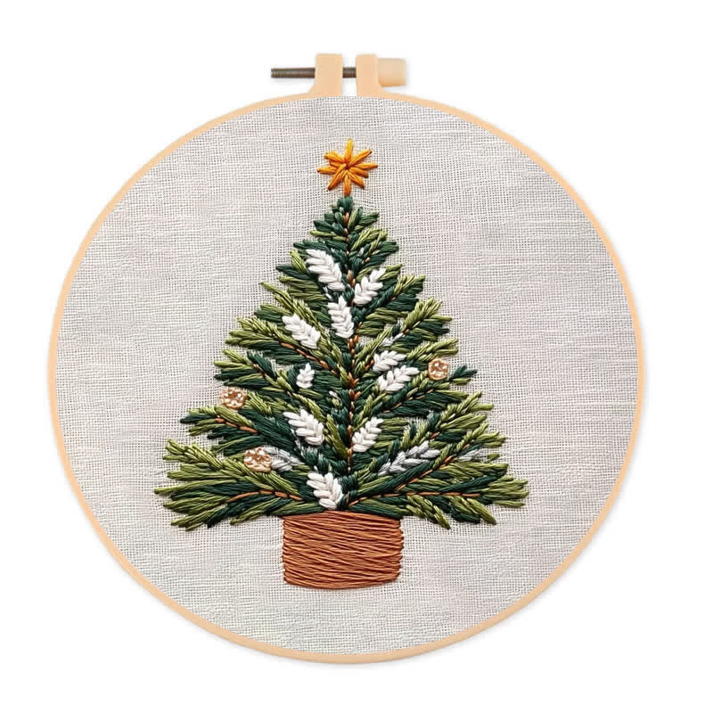 Rubbyoo Embroidery Kit - Christmas Tree Ornament - 20*20cm - image 0