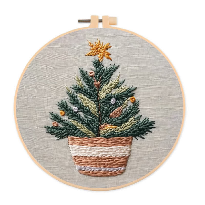 Rubbyoo Embroidery Kit - Handmade Christmas Tree - image 0