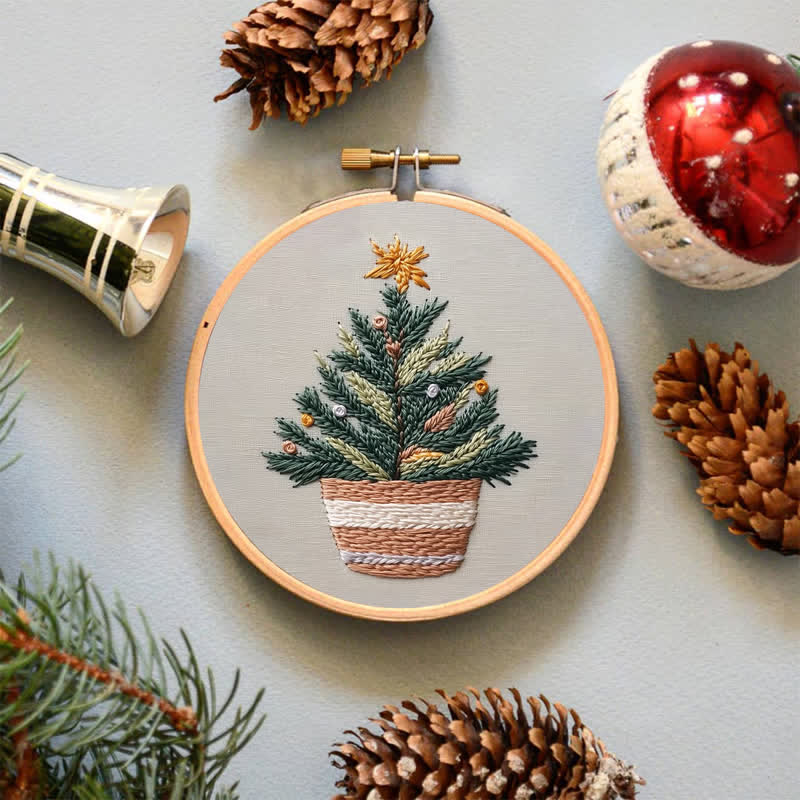 Rubbyoo Embroidery Kit - Handmade Christmas Tree - image 2