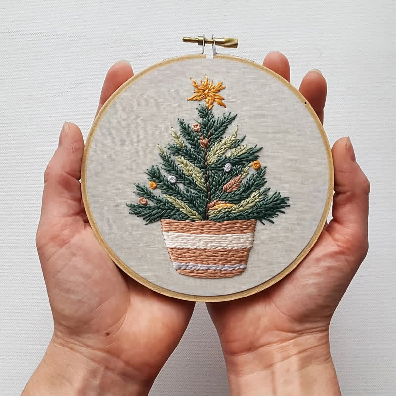 Rubbyoo Embroidery Kit - Handmade Christmas Tree - image 5