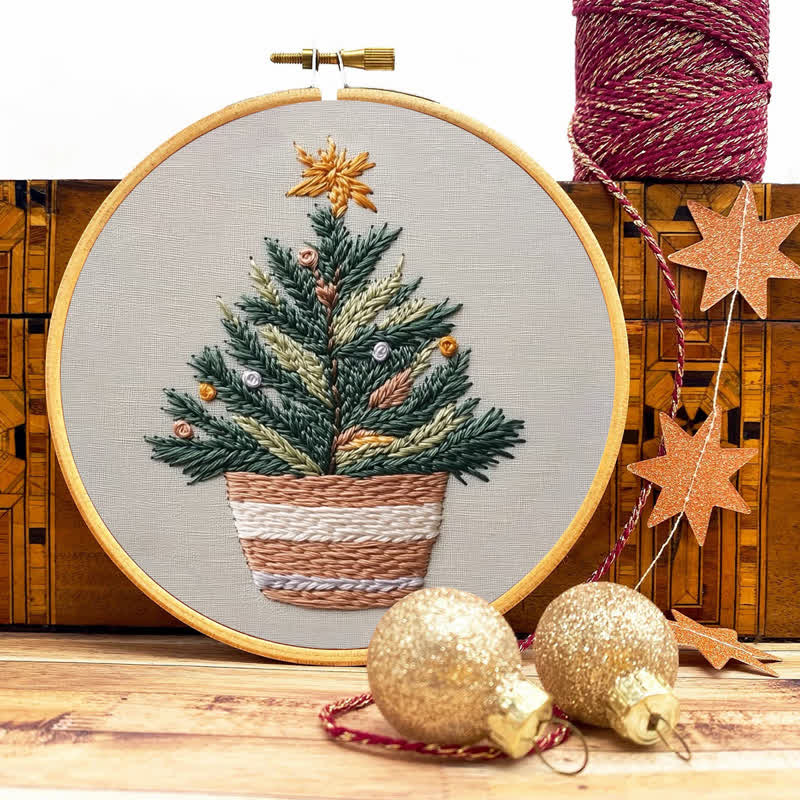 Rubbyoo Embroidery Kit - Handmade Christmas Tree - image 8