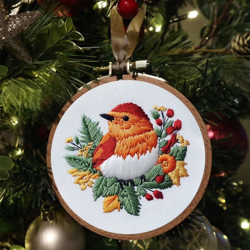 Rubbyoo Embroidery Kit - Little Robin Bird - image 5
