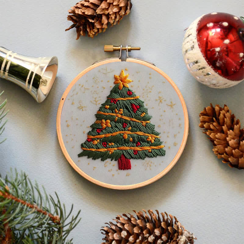 Rubbyoo Embroidery Kit - Amazing Christmas Tree Craft - image 1