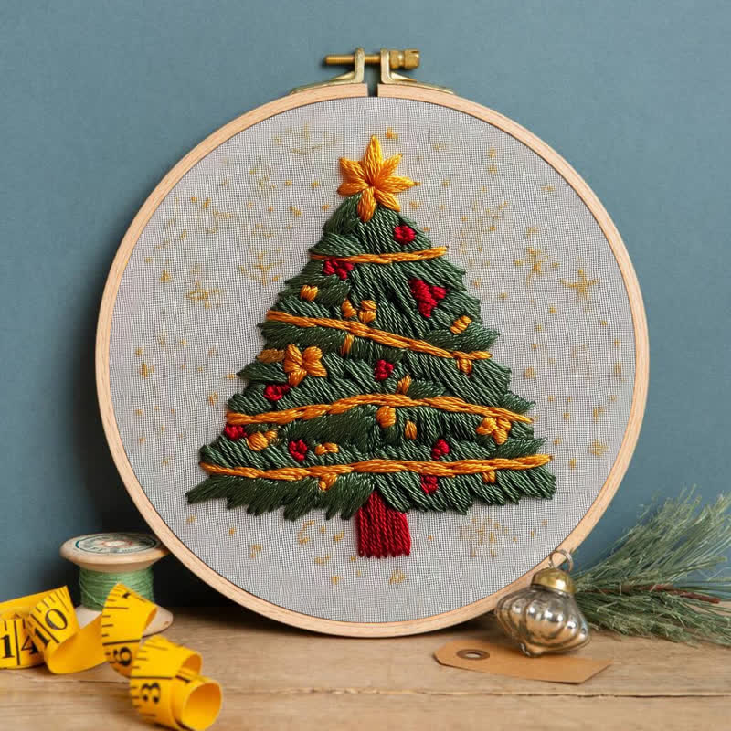 Rubbyoo Embroidery Kit - Amazing Christmas Tree Craft - image 3