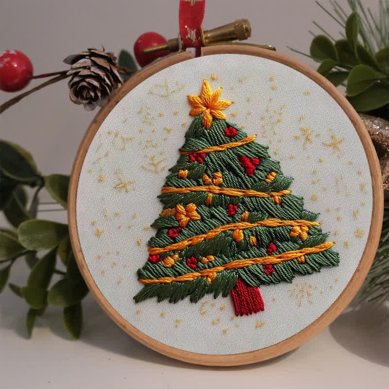 Rubbyoo Embroidery Kit - Amazing Christmas Tree Craft - image 4