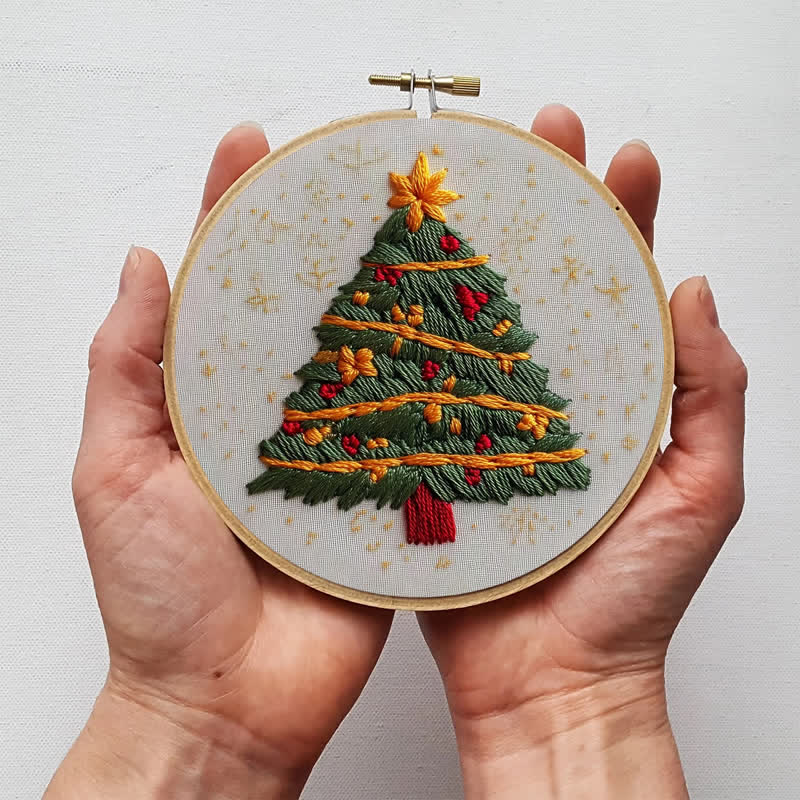 Rubbyoo Embroidery Kit - Amazing Christmas Tree Craft - image 2