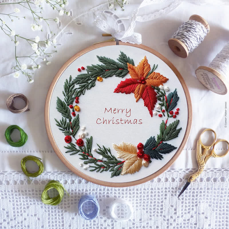 Rubbyoo Embroidery Kit - Christmas Garland - image 6